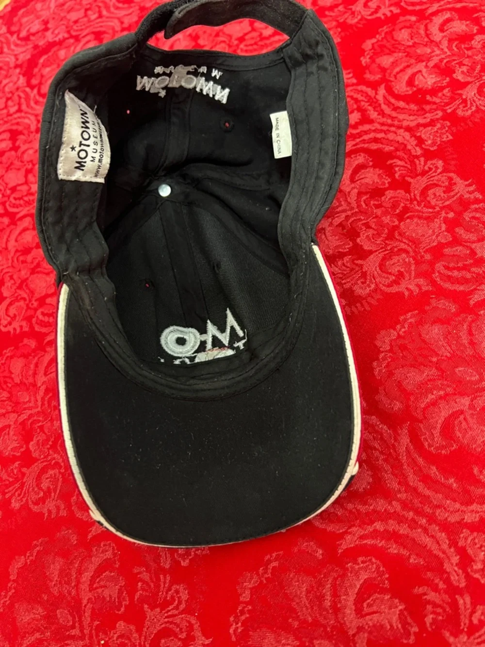 Motown Studio A Black Baseball Cap Adjustable Strap Music Museum Hat